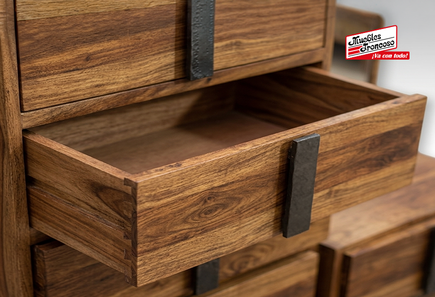 CÓMODA CON LUNA OLMO ROBLE