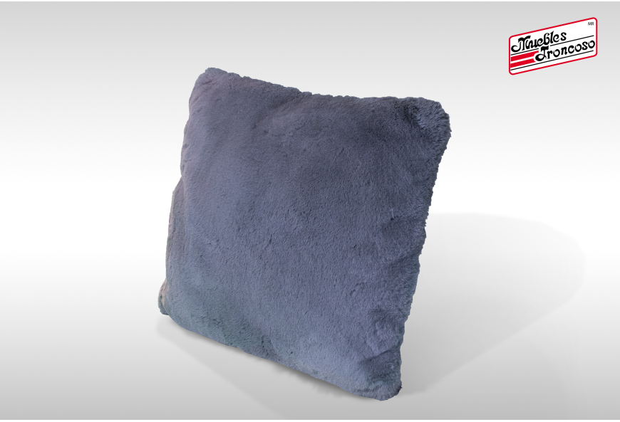 COJÍN DECORATIVO PELUCHE VARIOS COLORES