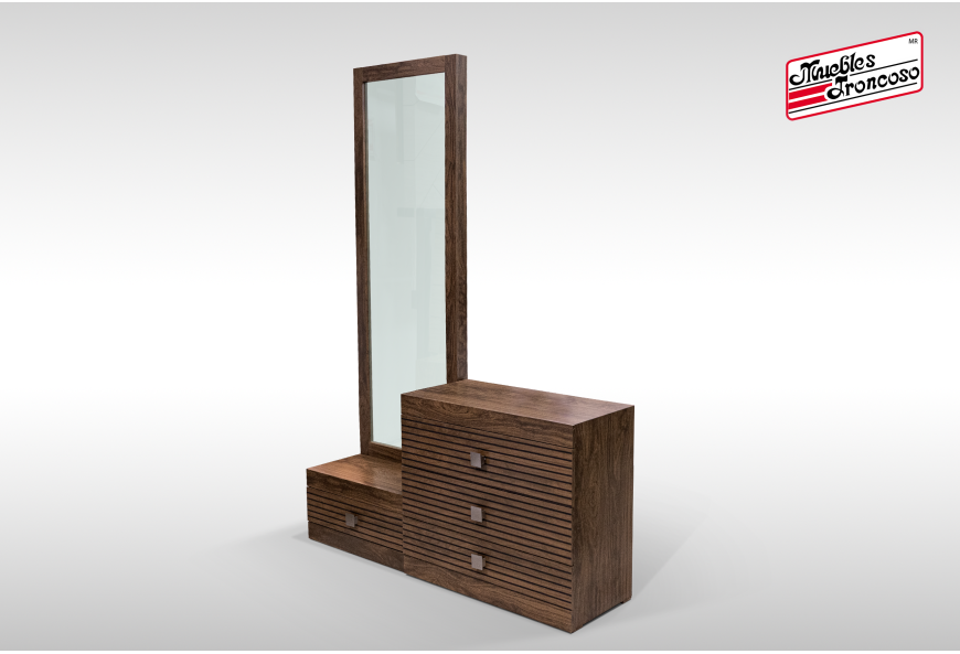 CÓMODA Y LUNA MILAN TABACO