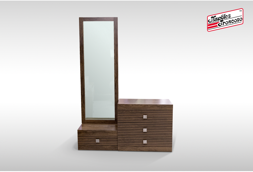 CÓMODA Y LUNA MILAN TABACO