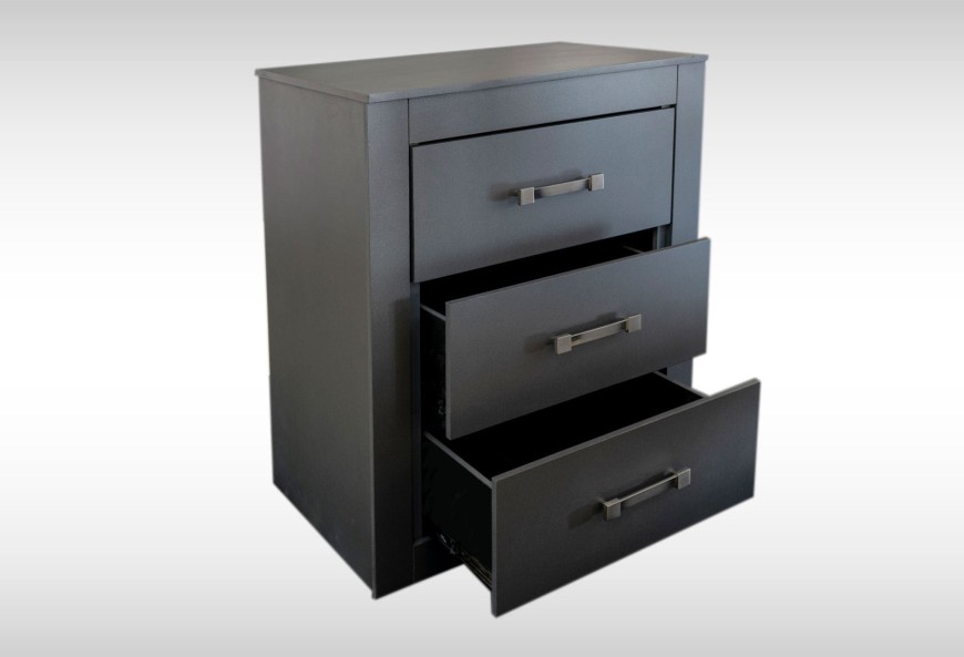 CABECERA, DOS BURÓS Y CÓMODA CON LUNA FRANCIA PLATINO