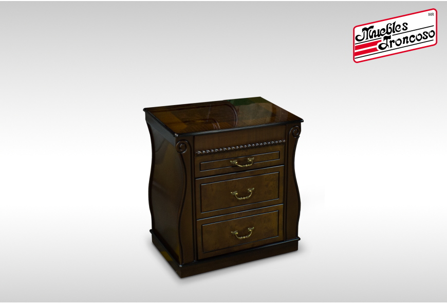 CABECERA, DOS BURÓS Y CÓMODA CON LUNA ODESA