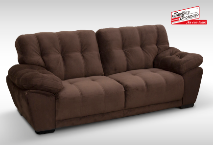 SALA DAKOTA CHAMPION CHOCOLATE SOFÁ Y LOVE SEAT