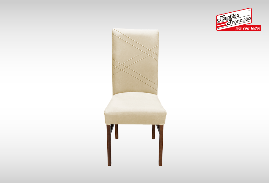 ANTECOMEDOR PEPPER RECTANGULAR CON 6 SILLAS RUSSEL ALPHA LATTE