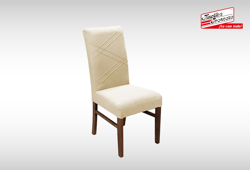 ANTECOMEDOR PEPPER RECTANGULAR CON 6 SILLAS RUSSEL ALPHA LATTE