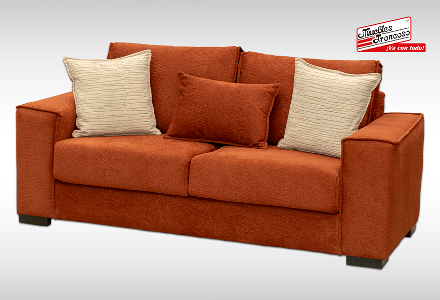 SALA MARRUECOS TERRACOTA SOFÁ Y LOVE SEAT