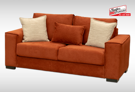 SALA MARRUECOS TERRACOTA SOFÁ Y LOVE SEAT