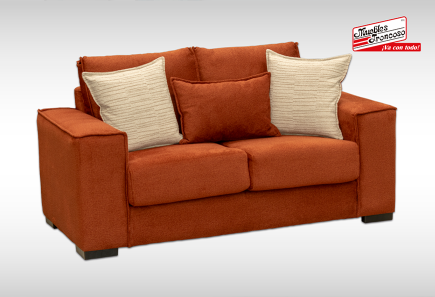 SALA MARRUECOS TERRACOTA SOFÁ Y LOVE SEAT