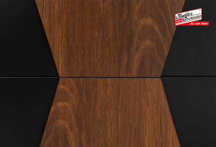 CABECERA, DOS BURÓS Y CÓMODA CON LUNA BECCA