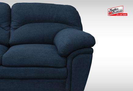 SALA ALASKA AZUL MARINO SOFÁ Y LOVE SEAT