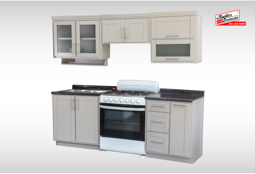 COCINA BALI GRIS  2.40 MTS