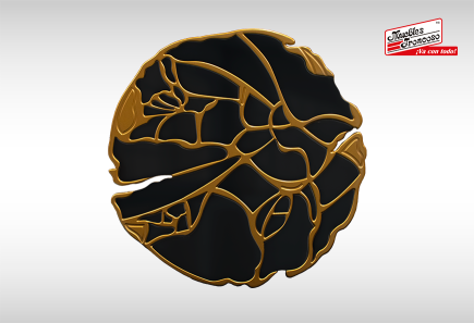 ESPEJO KINTSUGI BLACK GS-F07