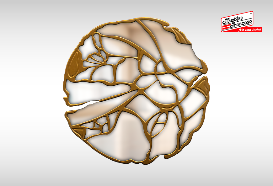 ESPEJO KINTSUGI WHITE GS-F05