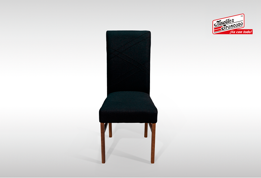 ANTECOMEDOR LAWRENCE RECTANGULAR CON 6 SILLAS RUSSEL CHARCOAL