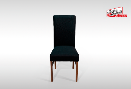 ANTECOMEDOR LAWRENCE RECTANGULAR CON 6 SILLAS RUSSEL CHARCOAL