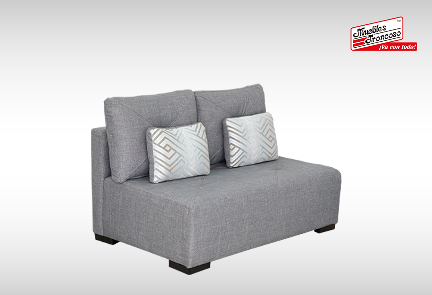 SALA LUNA ANZA GRIS LOVE SEAT (DOS)