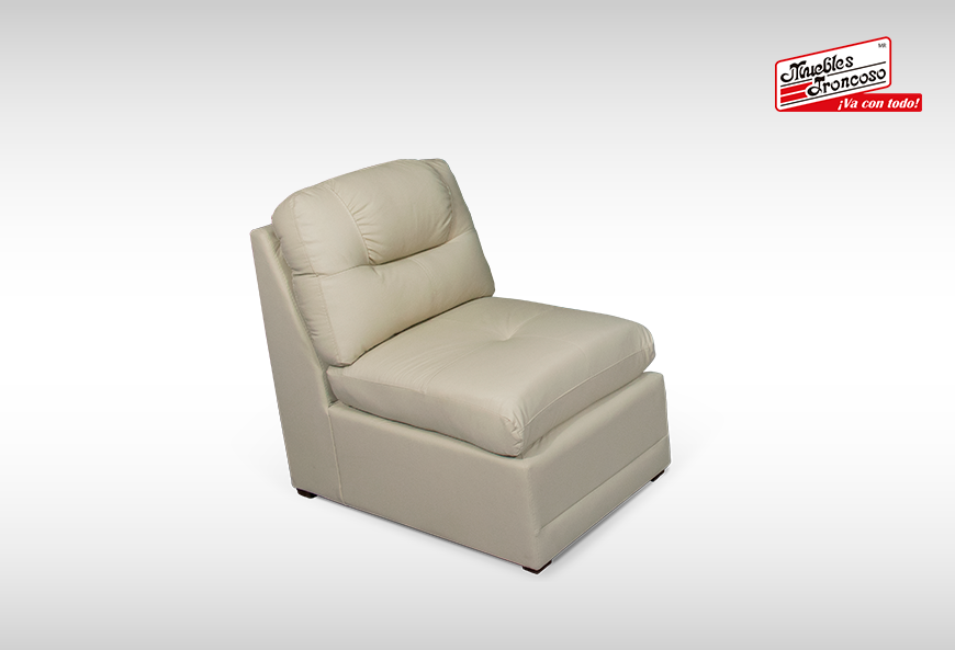 SILLÓN VERONA PIEL MARFIL