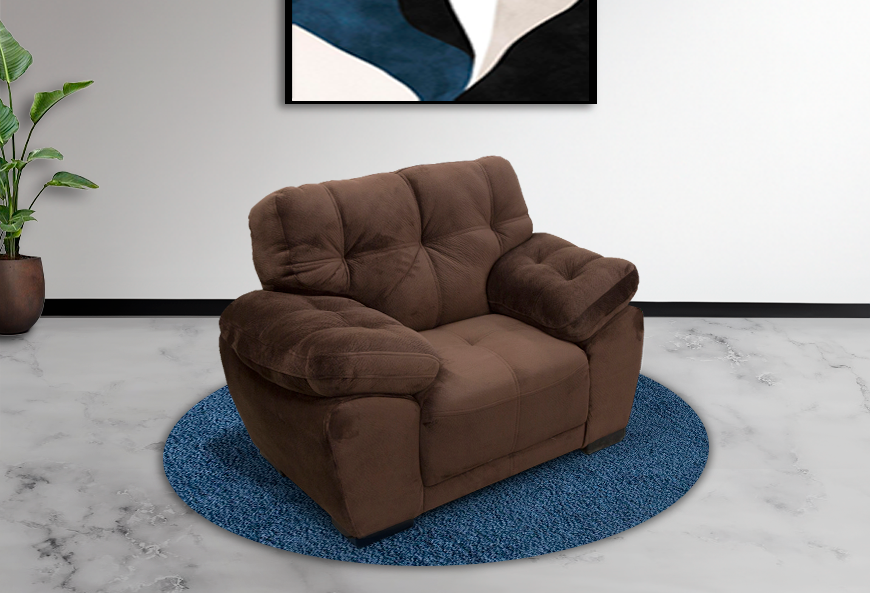SILLÓN DAKOTA CHAMPION CHOCOLATE