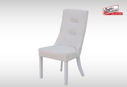 ANTECOMEDOR ONTARIO CON 6 SILLAS MÓNACO SILVER PTA / PERLA