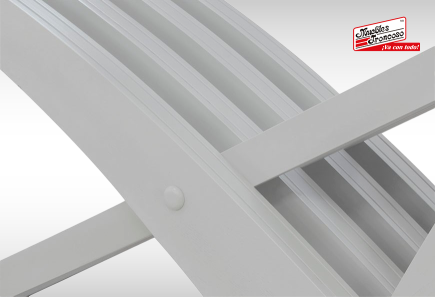 ANTECOMEDOR ONTARIO CON 6 SILLAS DC-59 BLANCA