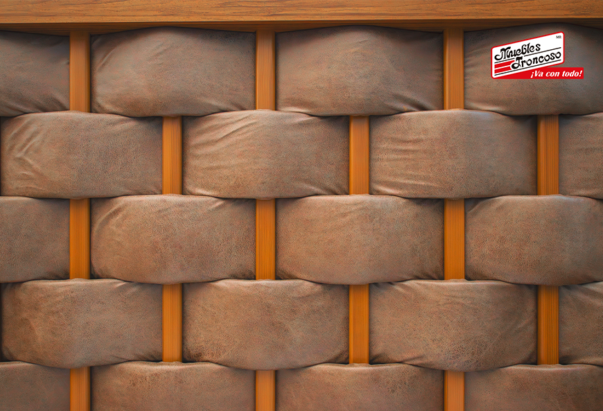 CABECERA, DOS BURÓS Y CÓMODA CON LUNA ANGERA WALNUT