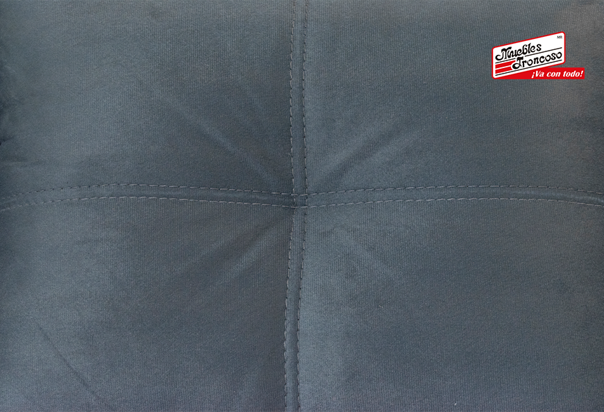 SALA ZAIRA GRIS  MODULAR CON 3 TABURETES