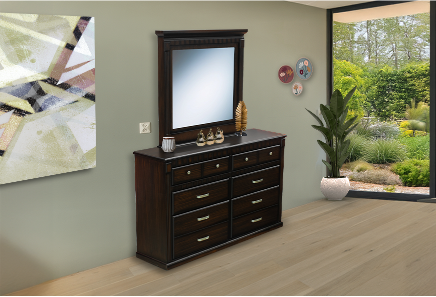 CÓMODA CON LUNA LEILA NOGAL