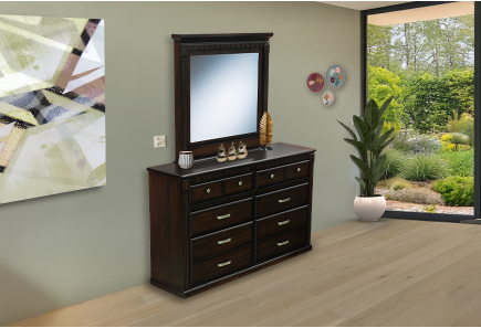 CÓMODA CON LUNA LEILA NOGAL