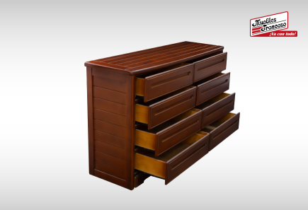 CÓMODA SAN DIEGO 8 CAJONES