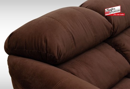 SALA CÁDIZ MALI CAOBA SOFÁ Y LOVE SEAT