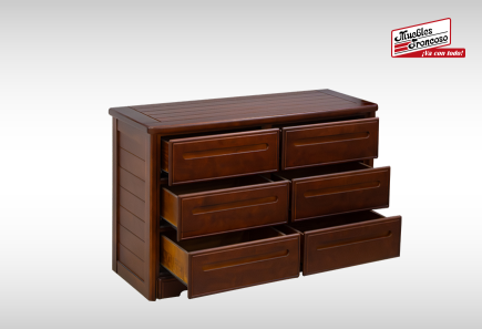 CÓMODA SAN DIEGO 6 CAJONES