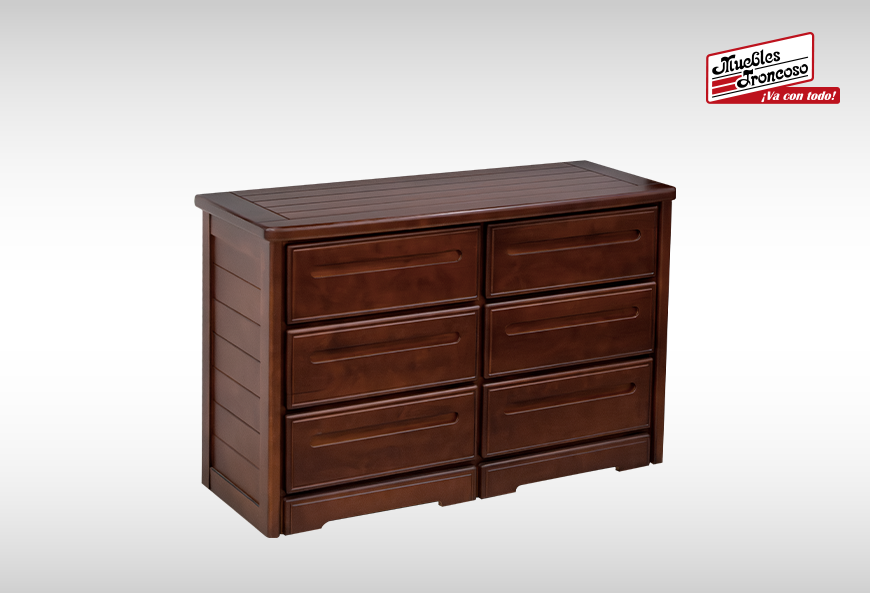 CÓMODA SAN DIEGO 6 CAJONES