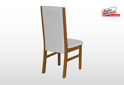 ANTECOMEDOR SILVER NOGAL CON 4 SILLAS ARGELIA MICHELLE MOUSE PTA/NOGAL