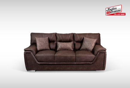 SALA MURANO LETTEO CHOCOLATE SOFÁ Y LOVE SEAT