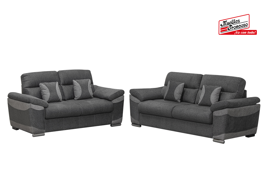 SALA PANAMÁ ROCHE SOFÁ Y LOVE SEAT