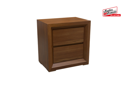 CABECERA, DOS BURÓS Y CÓMODA CON LUNA CALIPSO