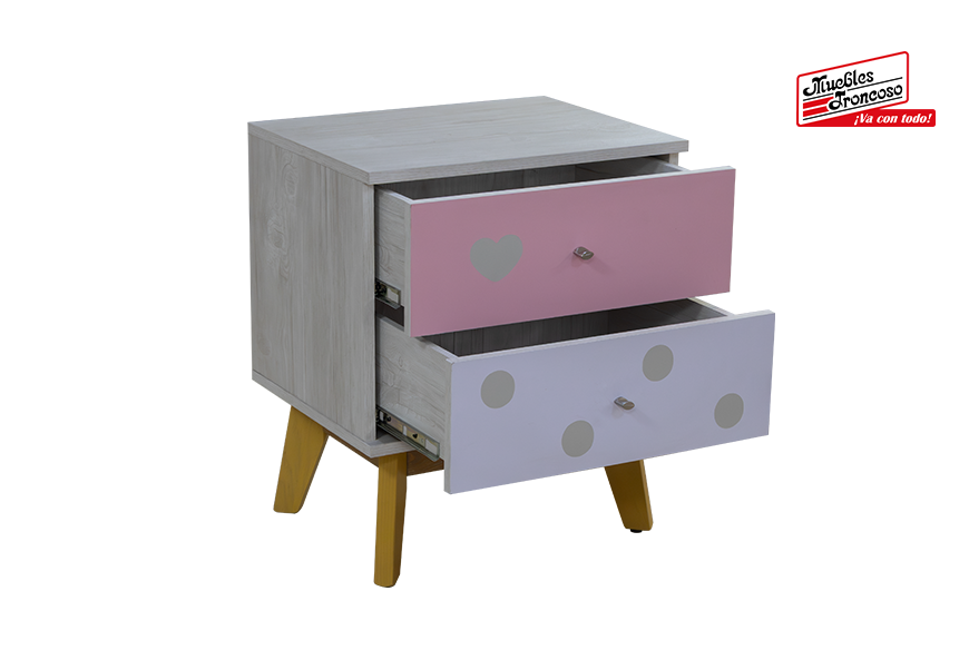 CABECERA, 2 BURÓS LULA RUSTI PASTEL