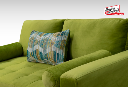 SALA ÁFRICA VERDE SOFÁ Y LOVE SEAT