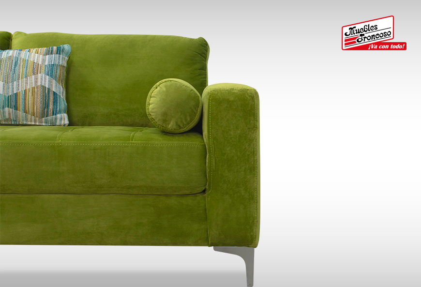 SALA ÁFRICA VERDE SOFÁ Y LOVE SEAT