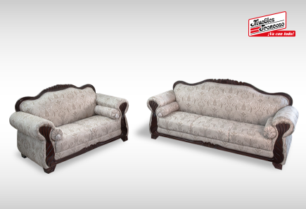 SALA MALLORCA ANGORA ARENA SOFÁ Y LOVE SEAT