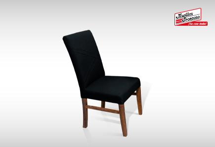 ANTECOMEDOR PEPPER RECT CON 4 SILLAS Y BANCA RUSSEL CHARCOAL