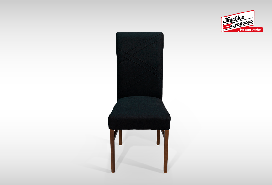 ANTECOMEDOR PEPPER RECT CON 4 SILLAS Y BANCA RUSSEL CHARCOAL