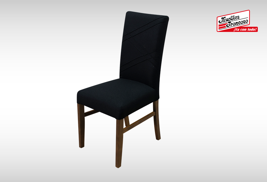 ANTECOMEDOR PARISH RECTANGULAR CON 4 SILLAS Y BANCA RUSSEL CHARCOAL