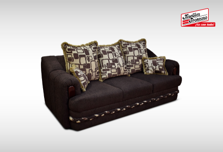SALA ROMA CHOCOLATE SOFÁ Y LOVE SEAT