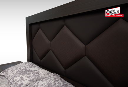 CABECERA, DOS BURÓS Y CÓMODA CON LUNA YAKATY