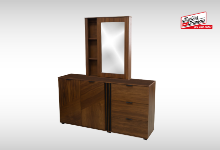 CABECERA, DOS BURÓS Y CÓMODA CON LUNA KALEY