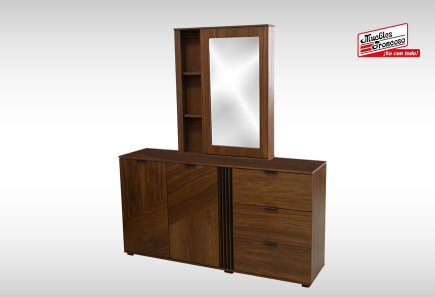 CABECERA, DOS BURÓS Y CÓMODA CON LUNA KALEY