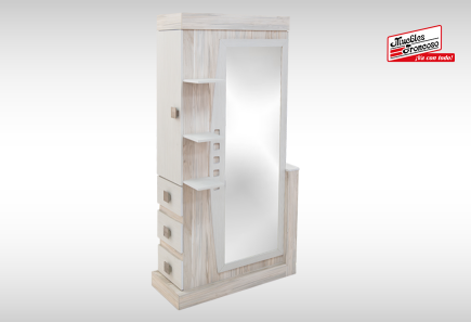 CABECERA, DOS BURÓS Y CÓMODA CON LUNA KENIA AMBROSÍA