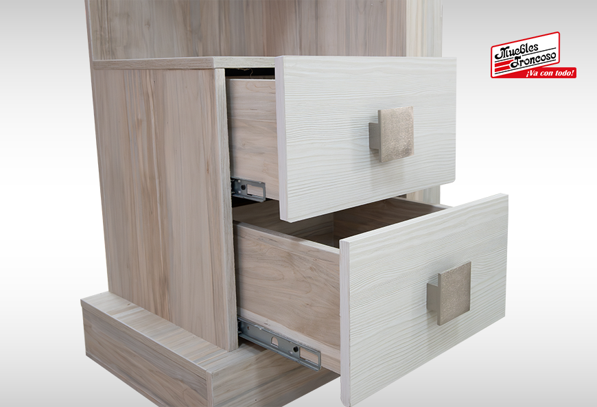 CABECERA, DOS BURÓS Y CÓMODA CON LUNA KENIA AMBROSÍA