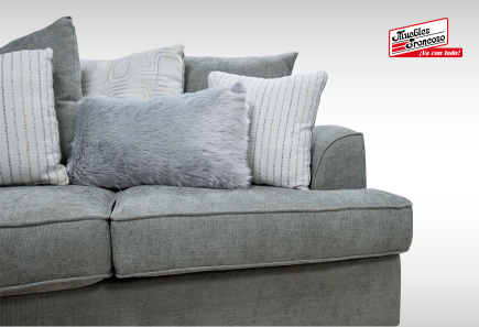 SOFÁ Y LOVE SEAT MONTECARLO GRIS